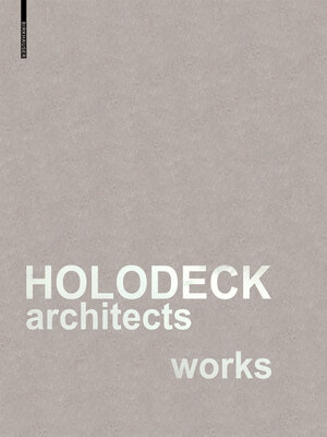 cover image of HOLODECK architects works